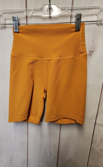 Wilo The Label Women's Size XS Yellow Active Shorts