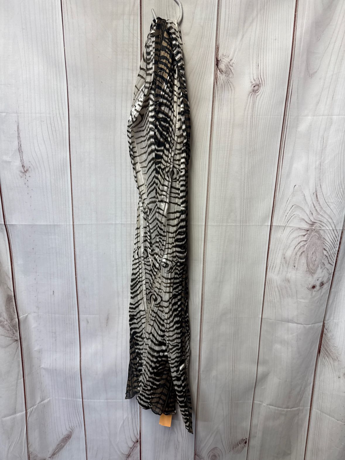 NWT Chico's Size One Size White & Brown Animal Print Dress Scarf
