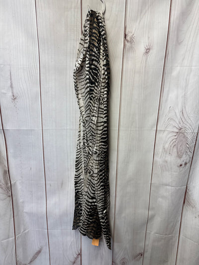NWT Chico's Size One Size White & Brown Animal Print Dress Scarf