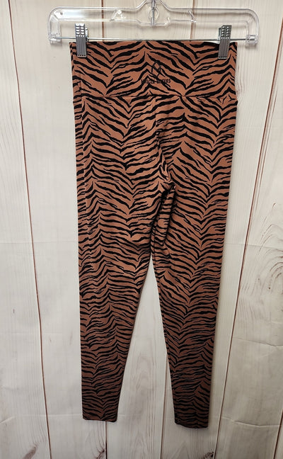 Muscle Sisters Women's Size M Brown Animal Print Leggings