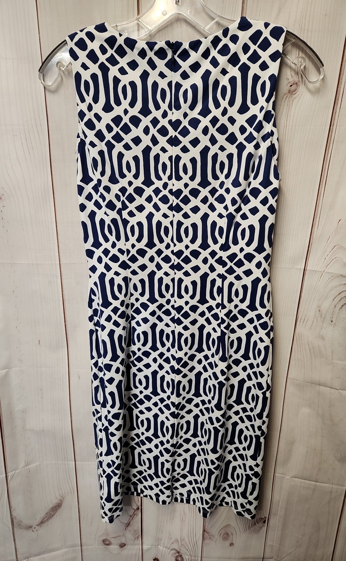 J McLaughlin Women's Size XS White & Blue Dress