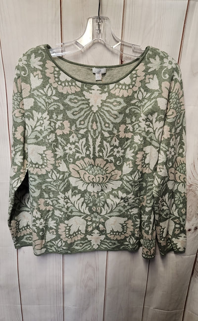 J Jill Women's Size S Green Sweater