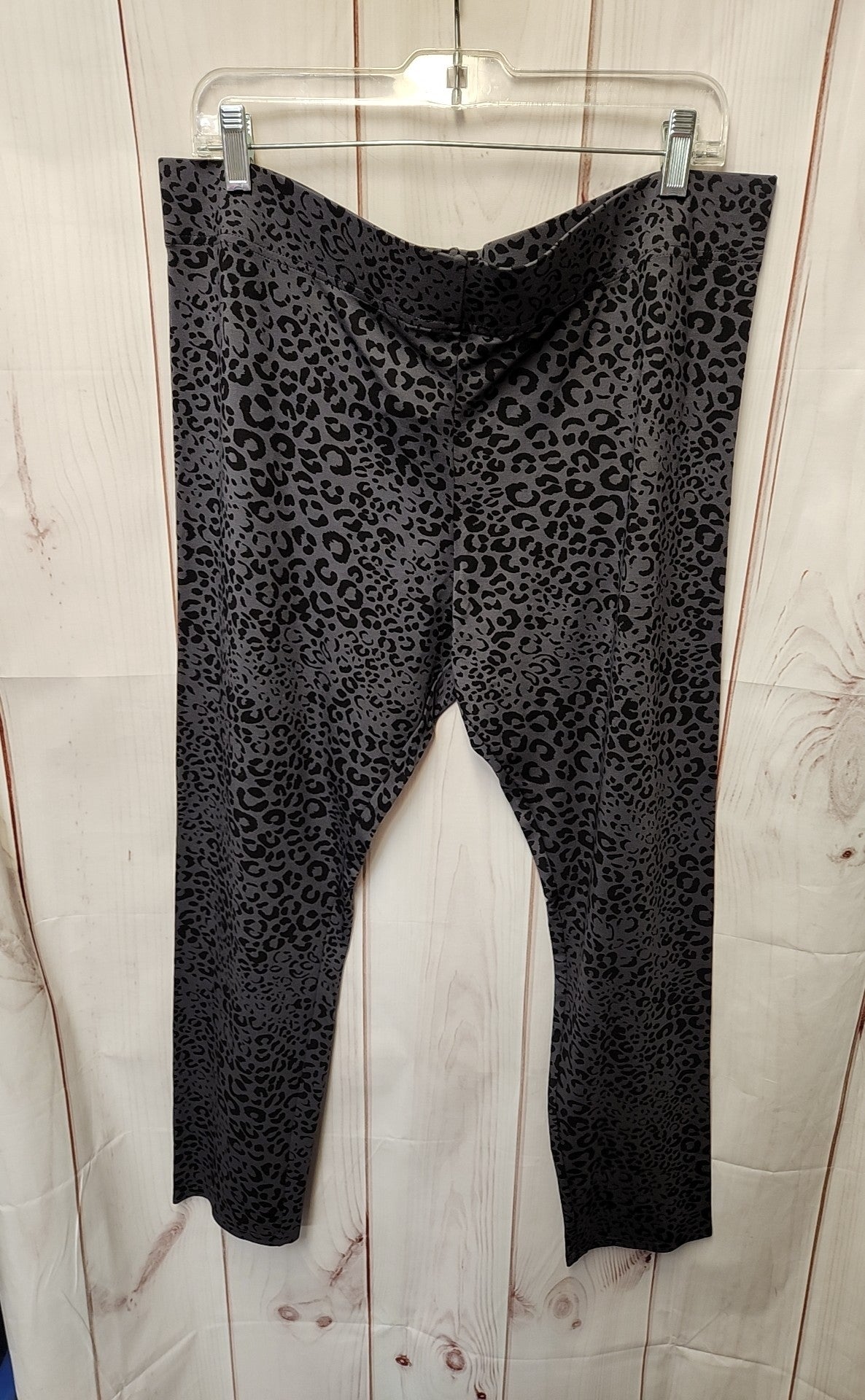 Soma Women's Size XL Gray Animal Print Leggings