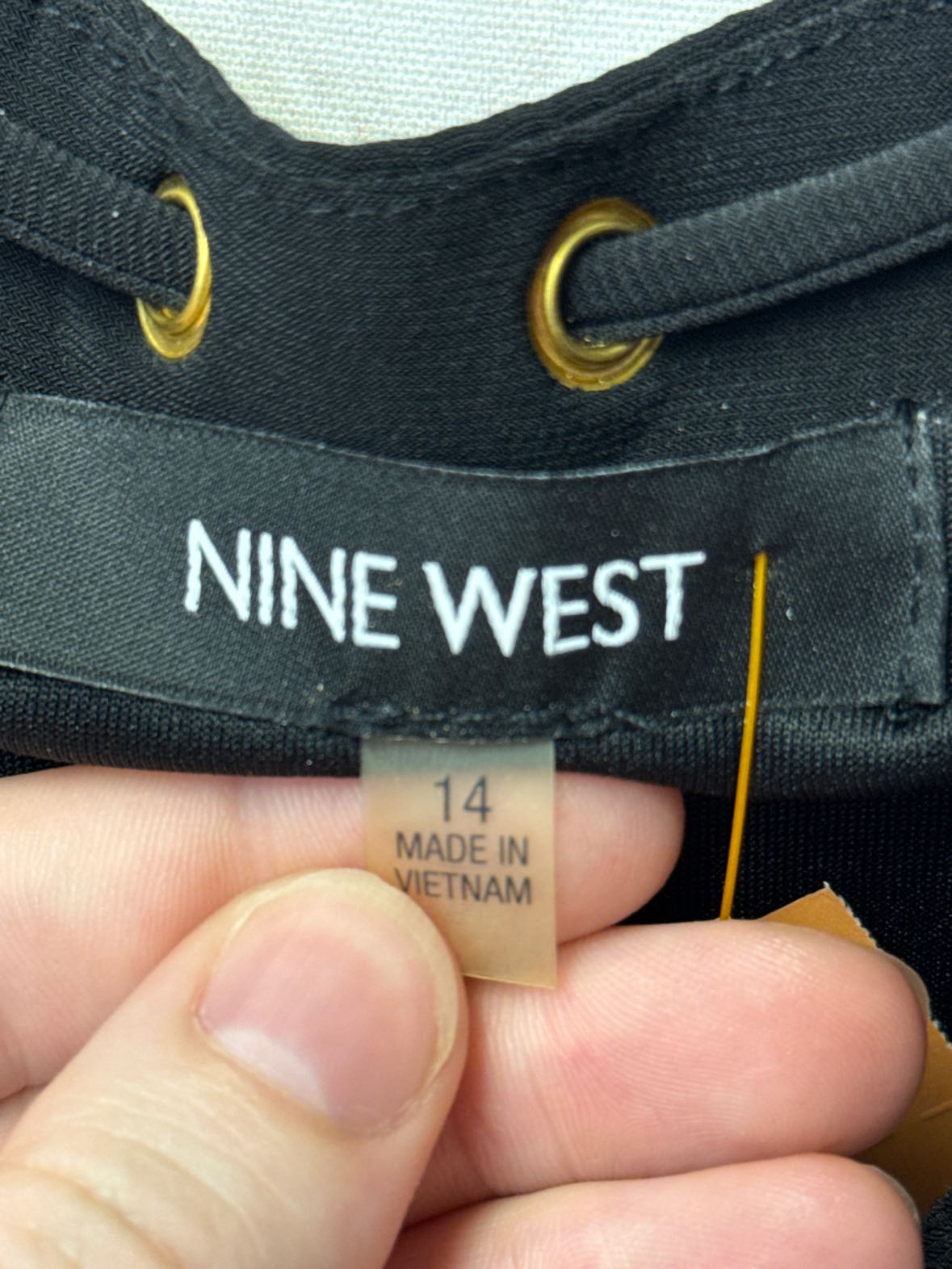 Nine West Women's Size 14 Black Dress