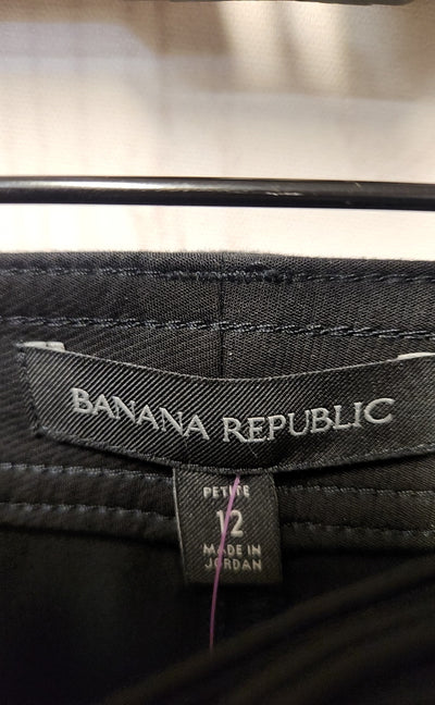 Banana Republic Women's Size 12 Petite Black Pants