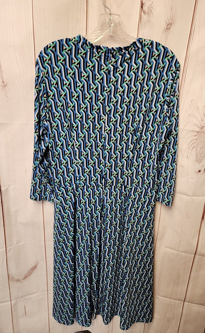 NWT Donna Morgan Women's Size 12 Blue Dress