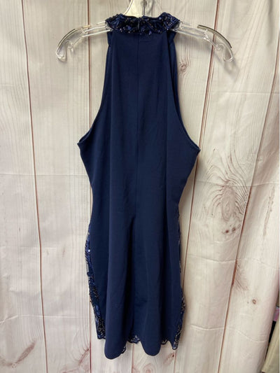 Quiz Women's Size 12 Navy Sequined Dress