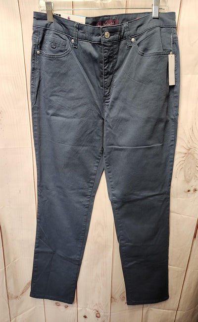 NWT Gloria Vanderbilt Women's Size 12 Blue Pants Amanda 2.0 Slim Leg