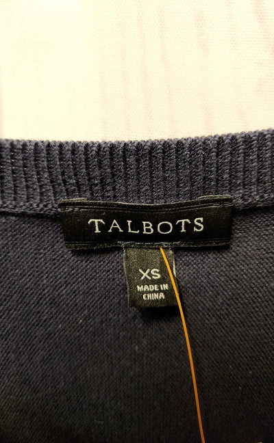 Talbots Women's Size XS Navy Sweater