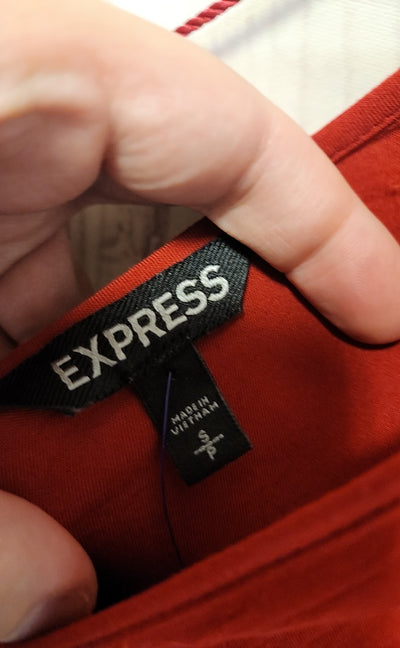 Express Women's Size S Red Romper