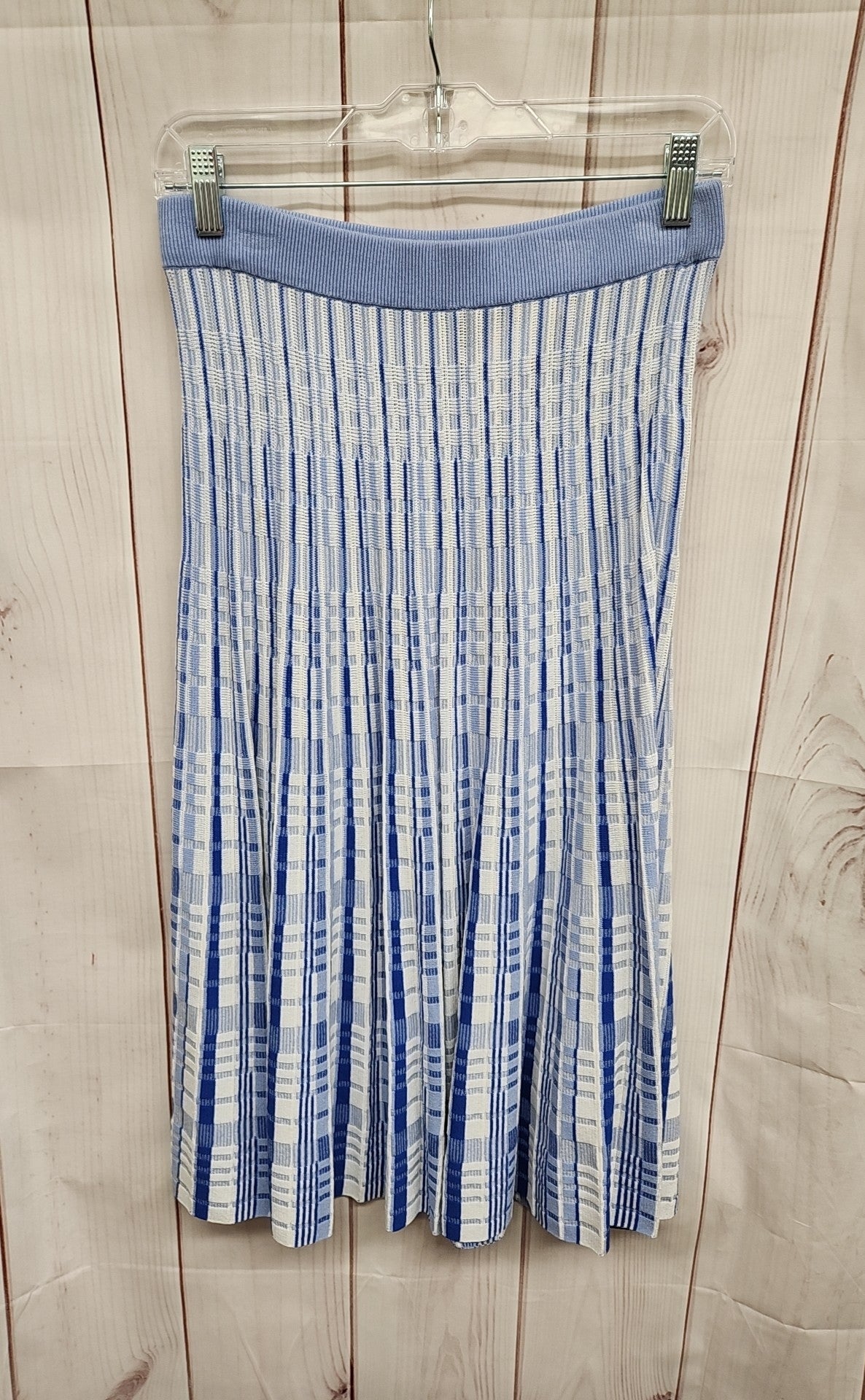 Banana Republic Women's Size S White & Blue Skirt