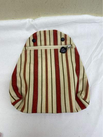 Red & White Stripe Pouch
