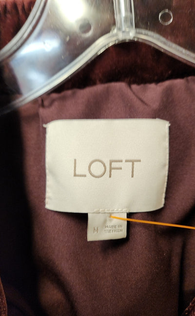 Loft Women's Size M Purple Jacket