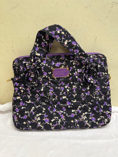 Marc by Marc Jacobs Black & Purple Laptop Case