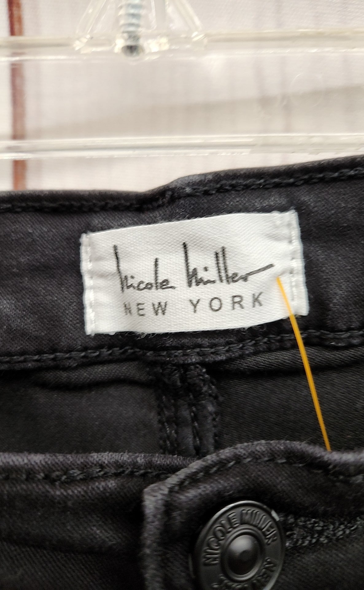 Nicole Miller Women's Size 31 (11-12) Black Jeans Soho High Rise Skinny