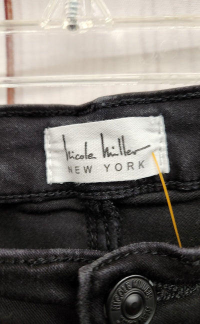 Nicole Miller Women's Size 31 (11-12) Black Jeans Soho High Rise Skinny