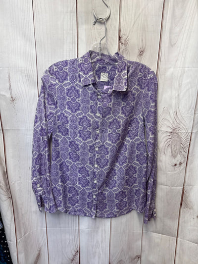 J Crew Women's Size XS Purple Long Sleeve Top