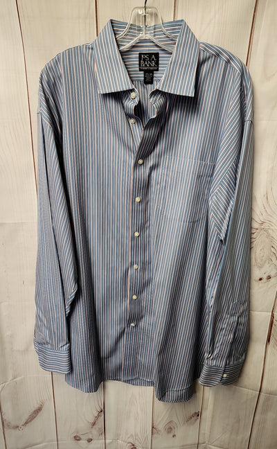 Jos A Bank Men's Size XL Blue Shirt