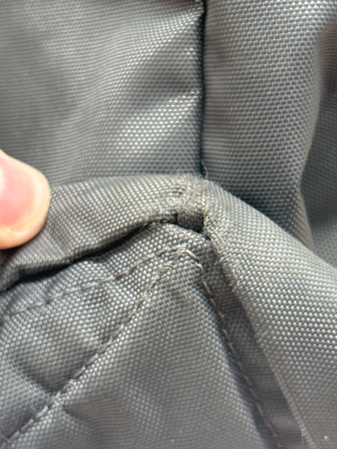 Marc Jacobs Gray Nylon Tote Bag AS IS - wear & stains