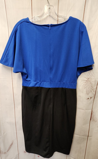 Grace Karin Women's Size XL Black & Blue Dress