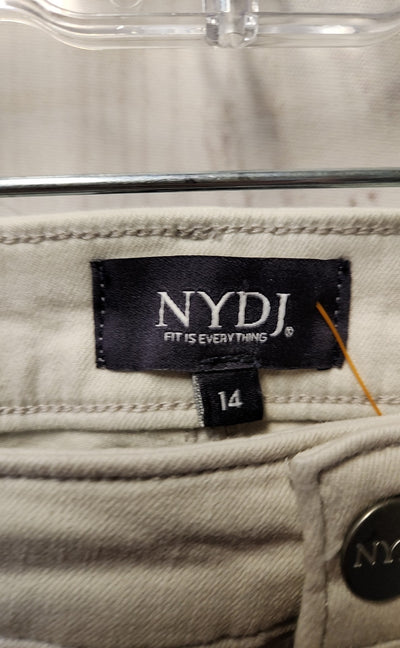 NYDJ Women's Size 32 (13-14) White Jeans