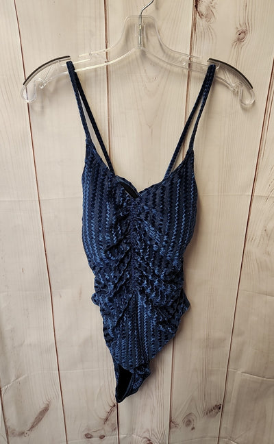 NWT Cupshe Women's Size L Navy Swimsuit