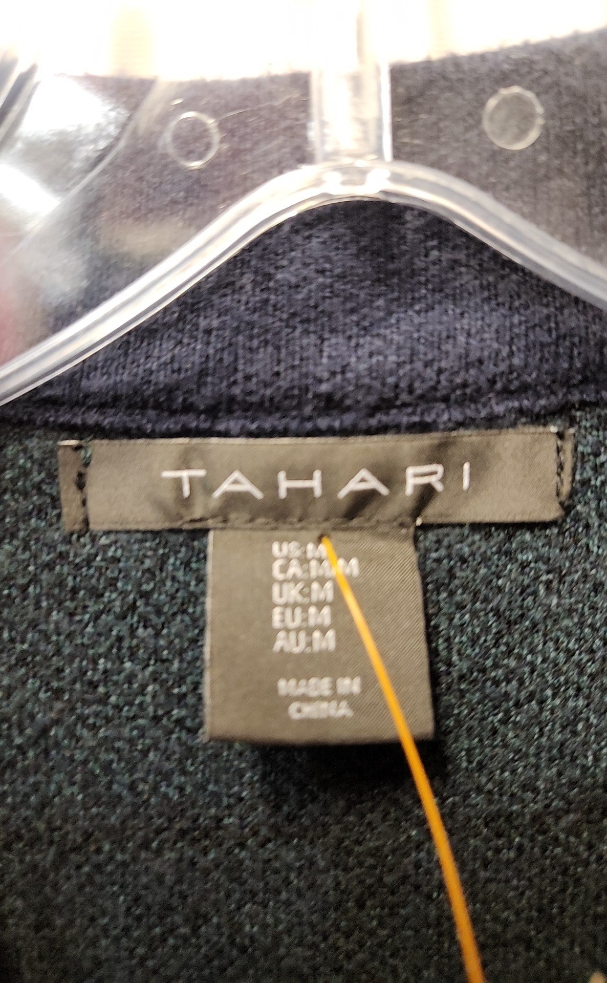 Tahari Women's Size M Navy Cardigan