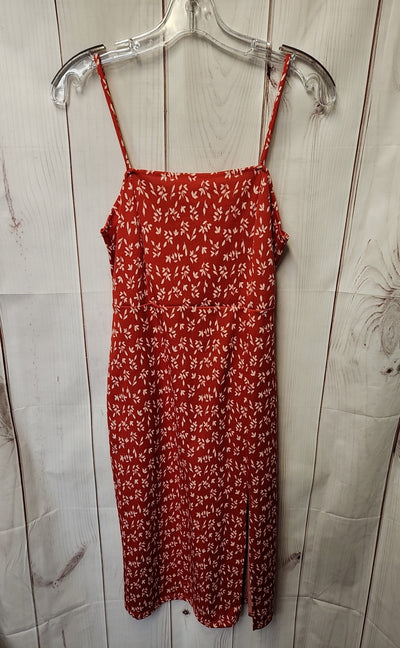 Zara Women's Size M Red Floral Dress
