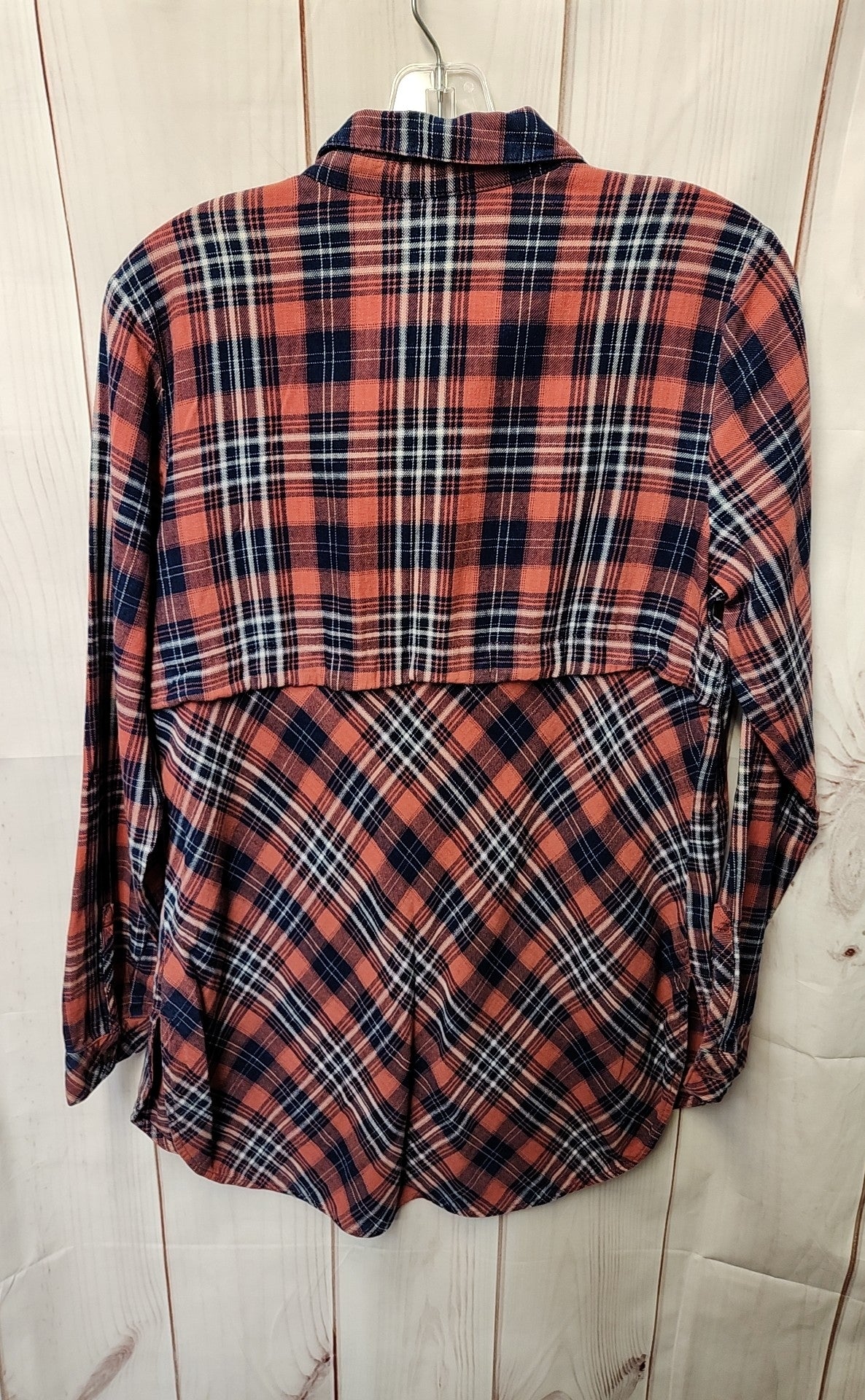 J Jill Women's Size S Pink & Blue Long Sleeve Top