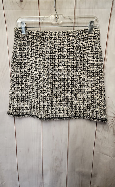 NWT Max Studio Women's Size M White & Black Skirt