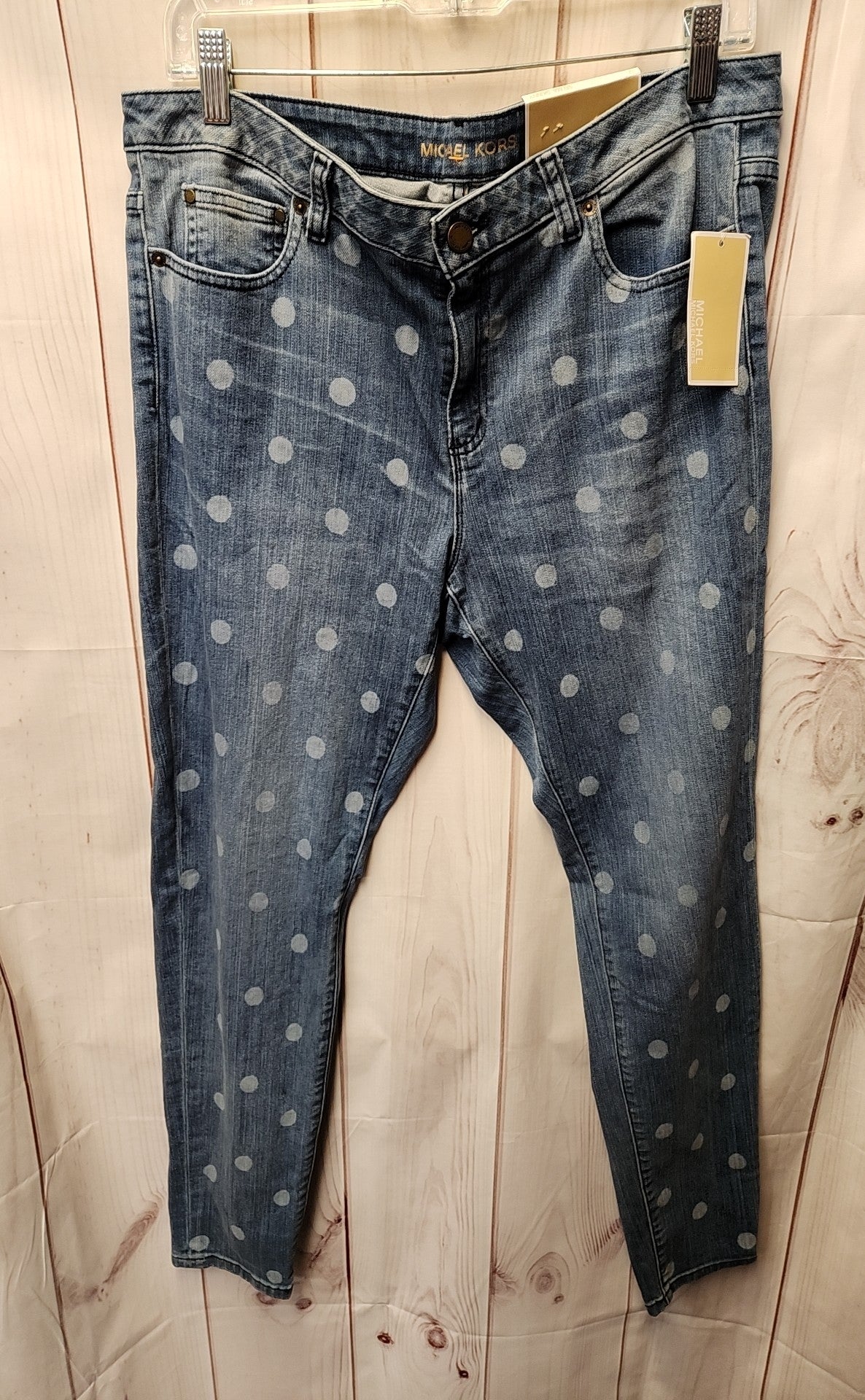 NWT Michael Kors Women's Size 31 (11-12) Blue Jeans Selma Skinny