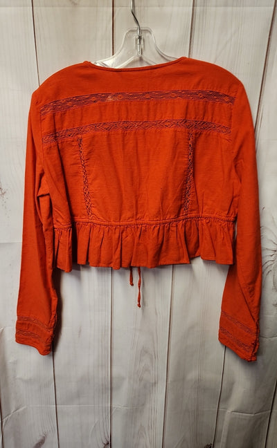NWT Zara Women's Size L Orange Cardigan