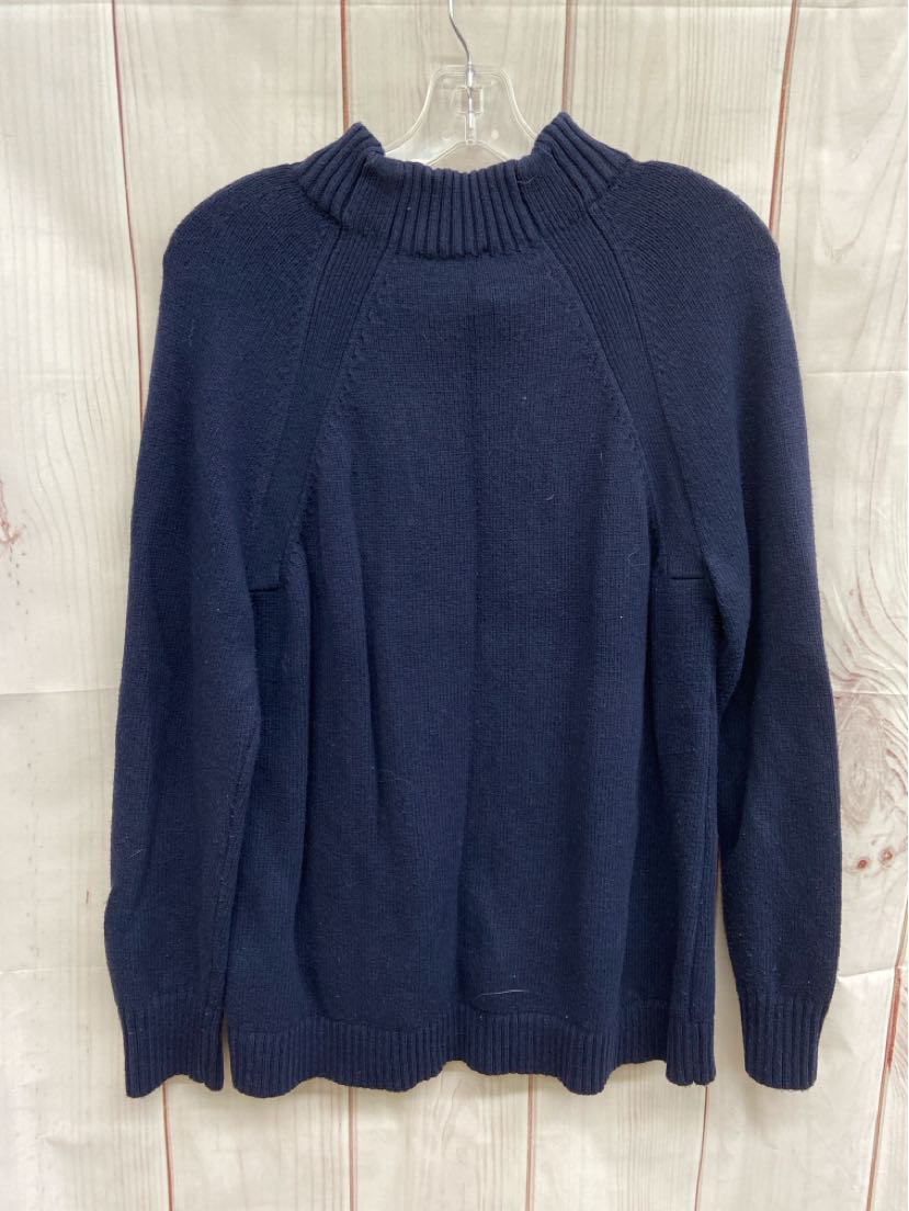 Talbots Women's Size L Navy Sweater