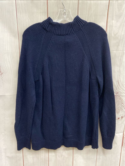 Talbots Women's Size L Navy Sweater