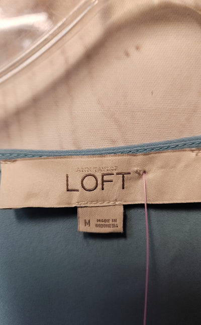 Loft Women's Size M Light Blue Sleeveless Top