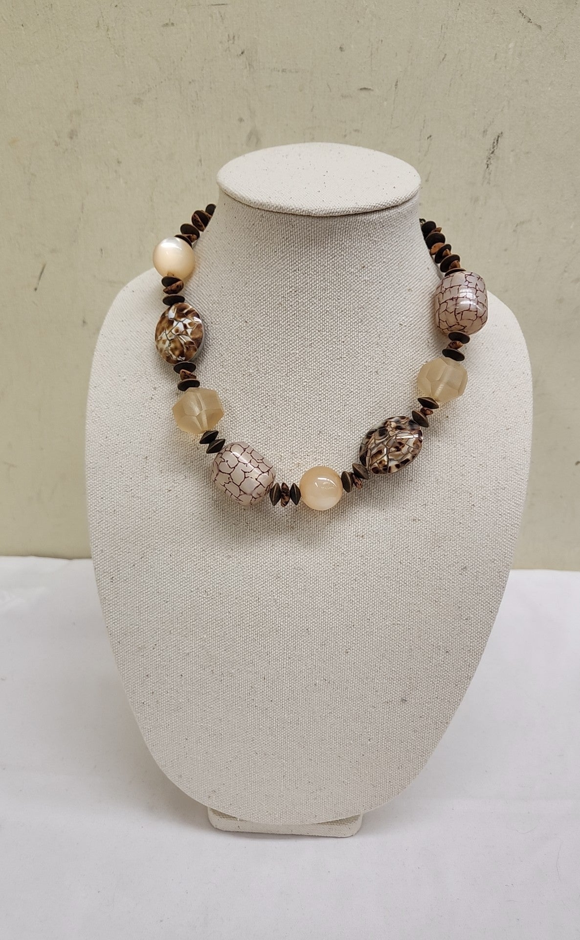 Chico's Brown Beaded Necklace