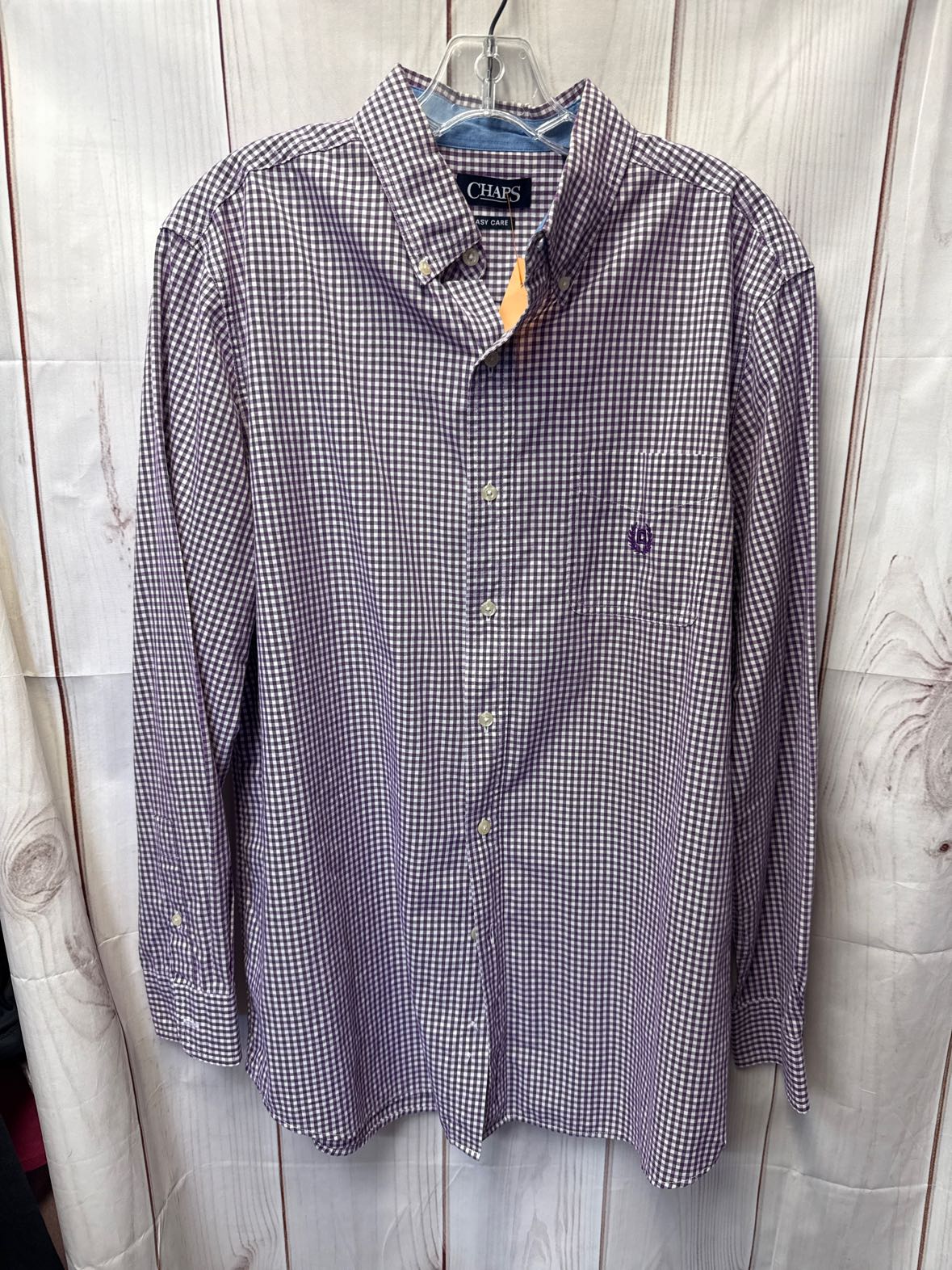 Chaps Men's Size L Purple Shirt