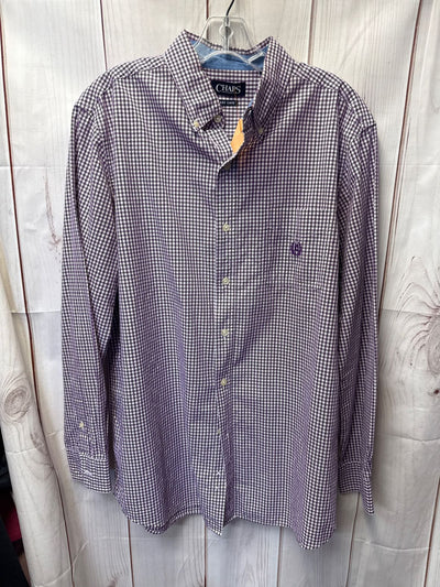 Chaps Men's Size L Purple Shirt