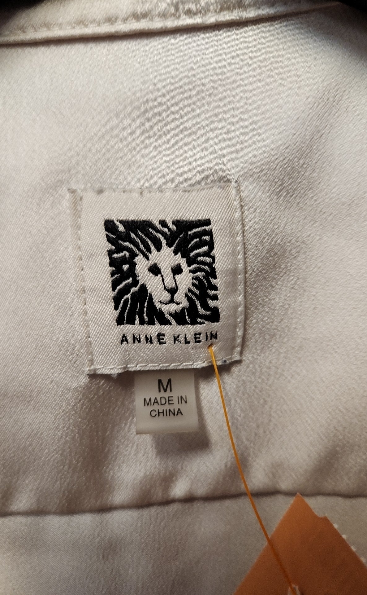 Anne Klein Women's Size M White Long Sleeve Top