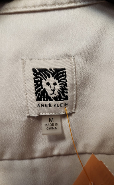Anne Klein Women's Size M White Long Sleeve Top
