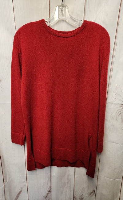 J Jill Women's Size XS Red Cashmere Sweater