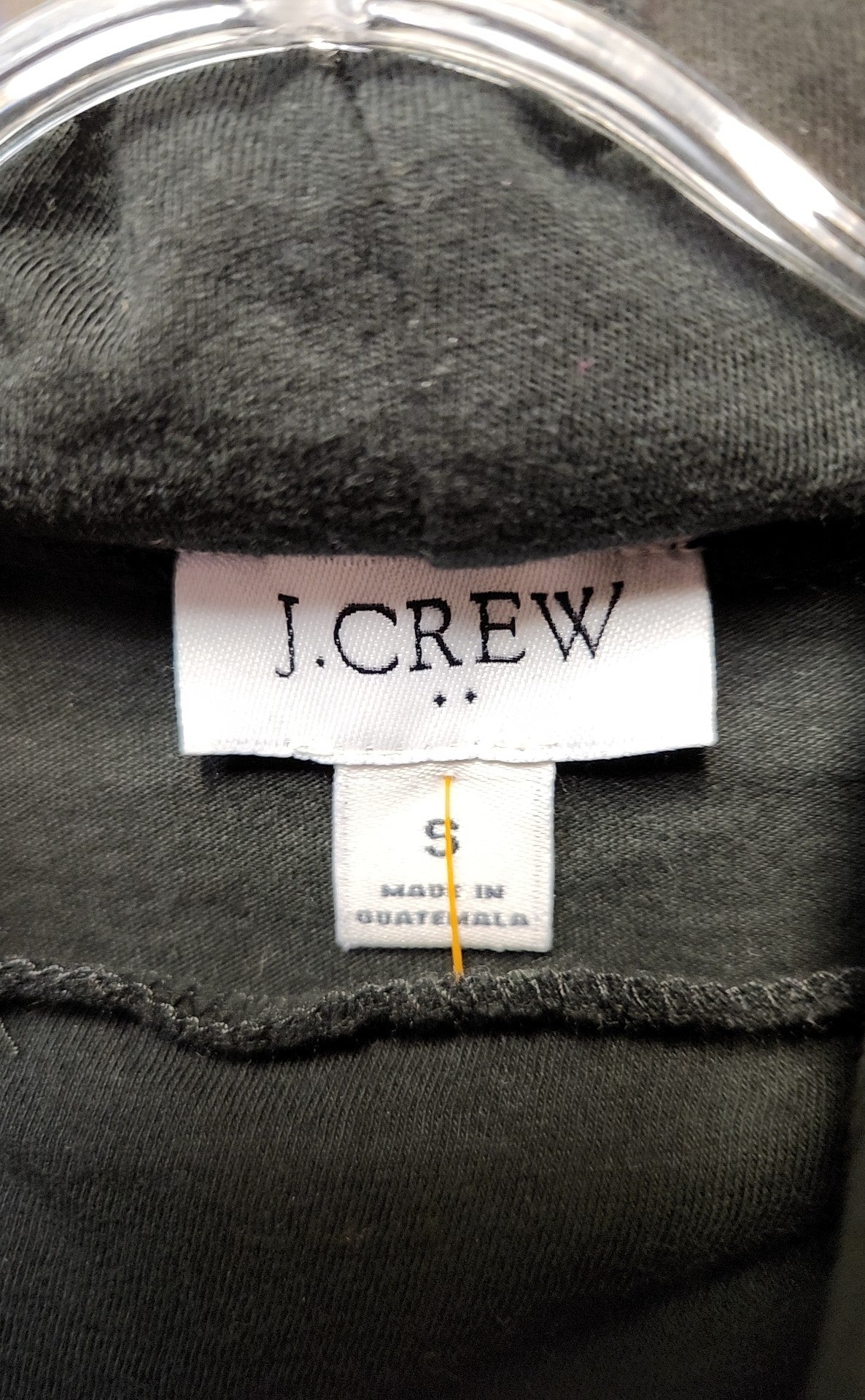 J Crew Women's Size S Black Long Sleeve Top