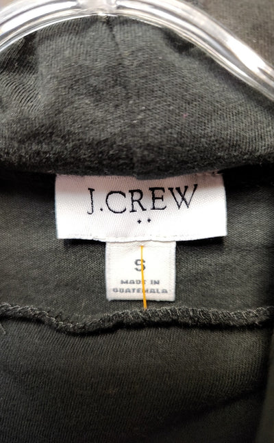 J Crew Women's Size S Black Long Sleeve Top