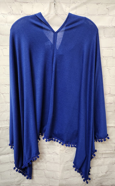 G Women's Size One Size Blue Poncho