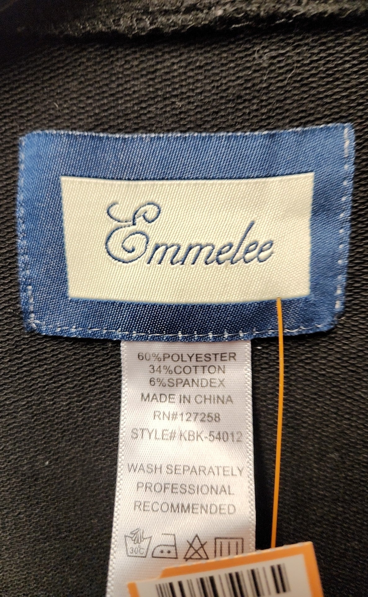 Emmelee Women's Size S Black Cardigan