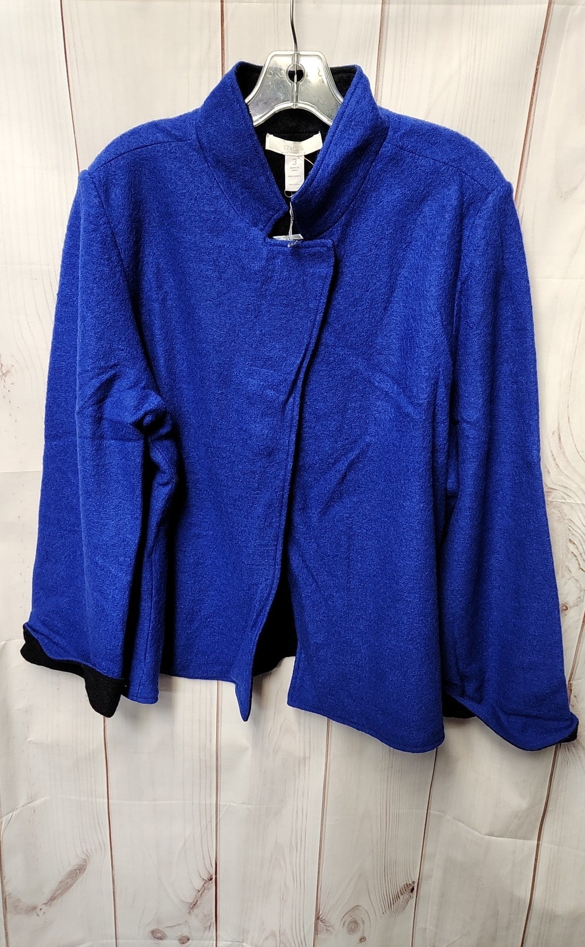 Chico's Women's Size 3 = US XL Blue Cardigan