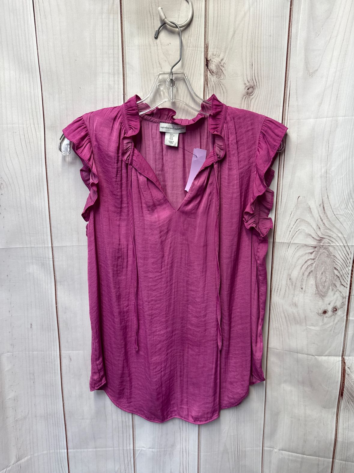 Cupcakes and Cashmere Women's Size S Pink Sleeveless Top