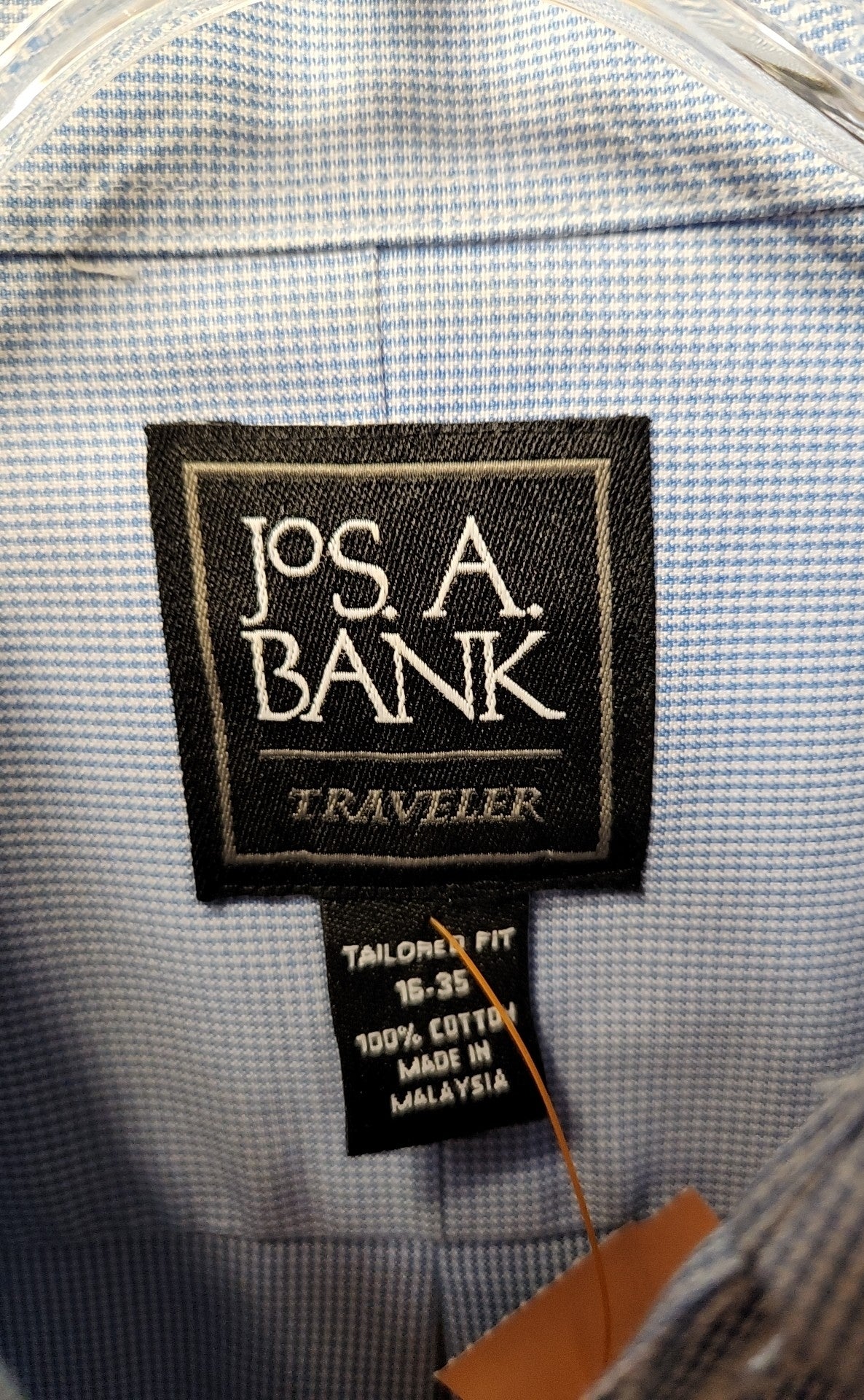 Jos A Bank Men's Size L Blue Shirt