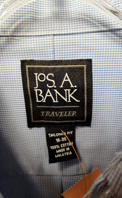 Jos A Bank Men's Size L Blue Shirt