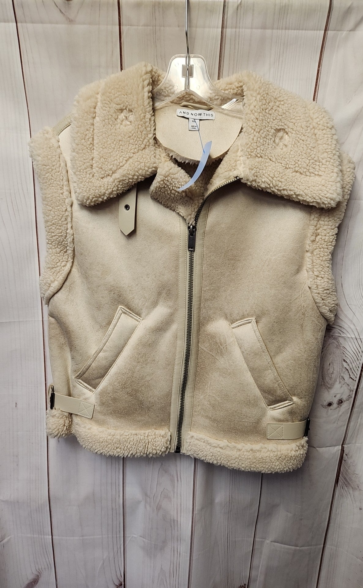 And Now This Women's Size XXS Beige Vest